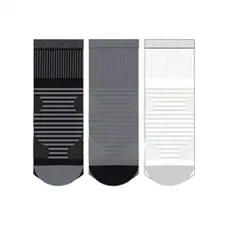 Medias Deportivas Corta Para Hombre Zihe X3 Punto Blanco Talla 10-12