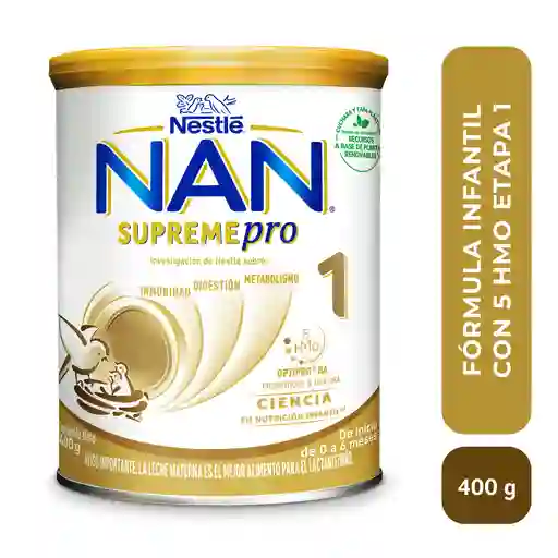 Fórmula infantil NAN SUPREMEPRO Etapa 1 x 400g