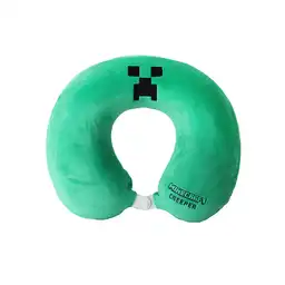 Almohada de Viaje Para el Cuello Espuma Minecraft Verde Miniso
