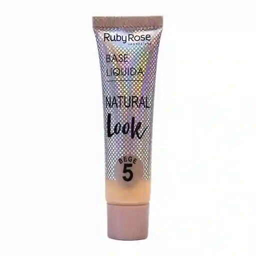 Ruby Ross Base Liquida Natural Look Beige 5 Ref G2 29 mL