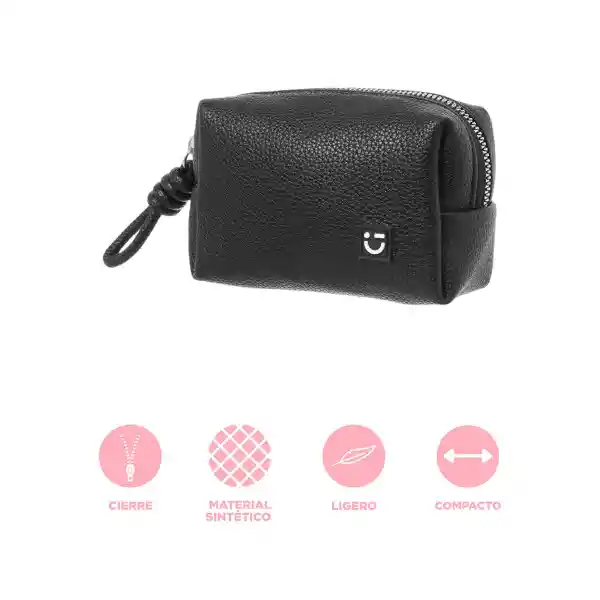 Monedero Con Nudo Negro Serie Miniso
