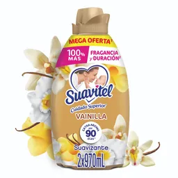 Suavizante Suavitel Cuidado Superior Vainilla 970ml x2