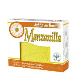 Natural Freshly Jabón en Barra de Manzanilla