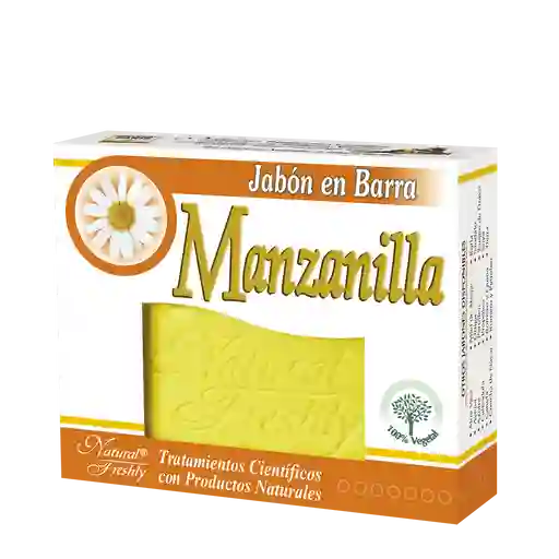 Natural Freshly Jabón en Barra de Manzanilla