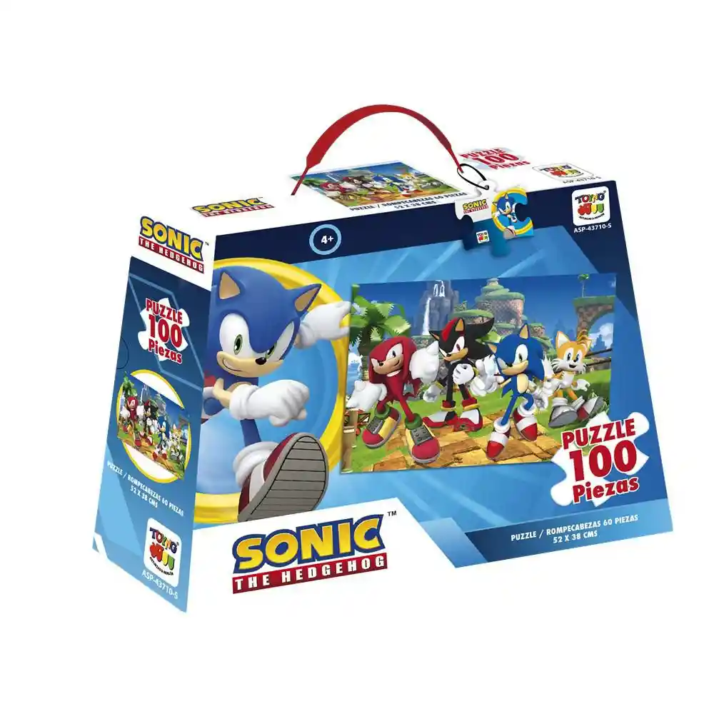 Rompecabcezas 100 Pz Sonic Toyng