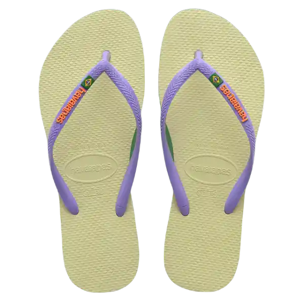 Sandalias Brasil Verde Lima Talla 34 4140713 Havaianas