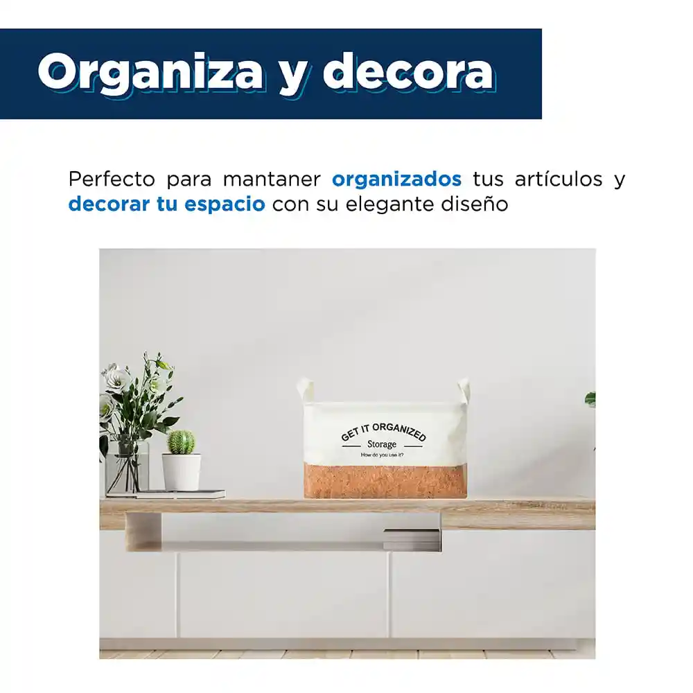 Miniso Organizador de Tela de Almacenamiento Soft Wooden L