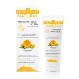 Haiko Natural Protector Solar en Gel con Extracto de Caléndula 