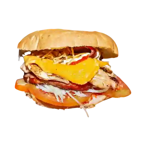 Hamburguesa Mixta (Pollo y Chuleta)