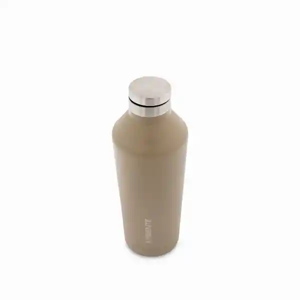 Botella Doble Pared en Acero Taupe Ambiente Gourmet