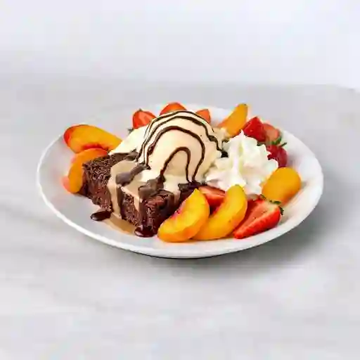 Brownie Con Helado
