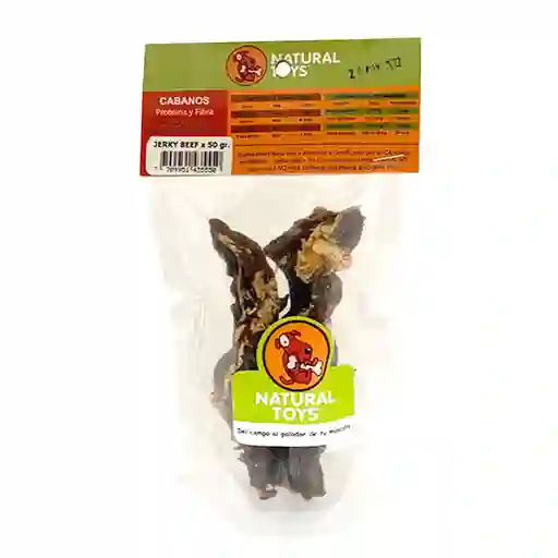 Natural Toys Snack Para Perro Jerky Beef Natural