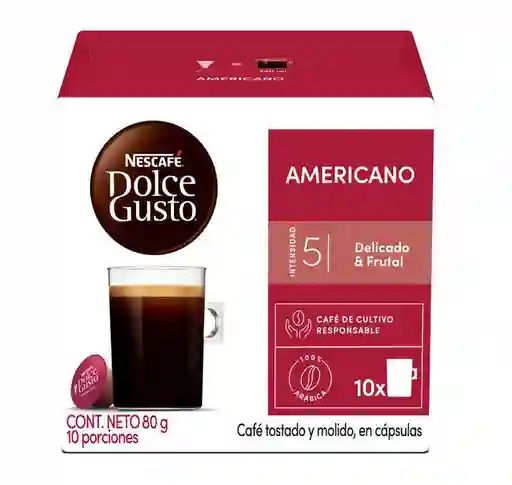 Nescafé Café Dolce Gusto Americano (80 Gr)