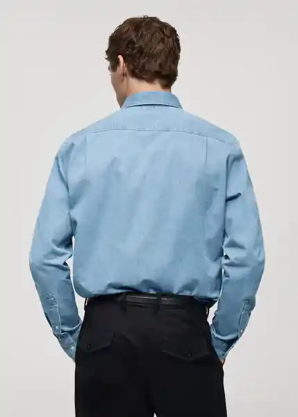 Camisa Denim Tejano Medio Talla XS Hombre Mango