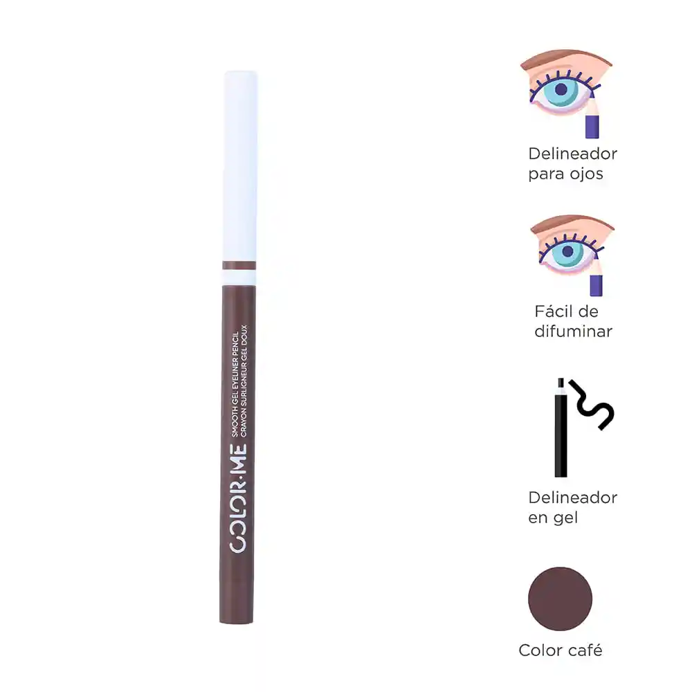 Miniso Lápiz Delineador Para Ojos en Gel Color me Smooth Café