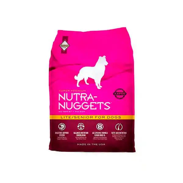 Nutra Nuggets Alimento Para Perro Lite/Senior Pollo Arroz 3 Kg