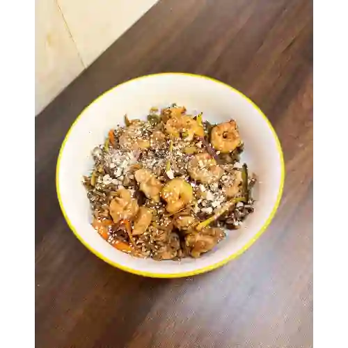 Yakimeshi Cerdo y Camarón