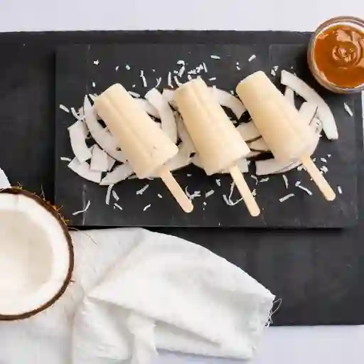 Paleta yogurt cocada
