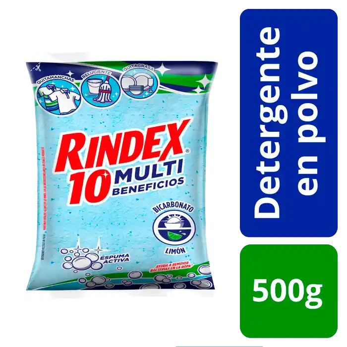 Rindex Regular Bicardonato Limon Detergente Multiusoen Polvo