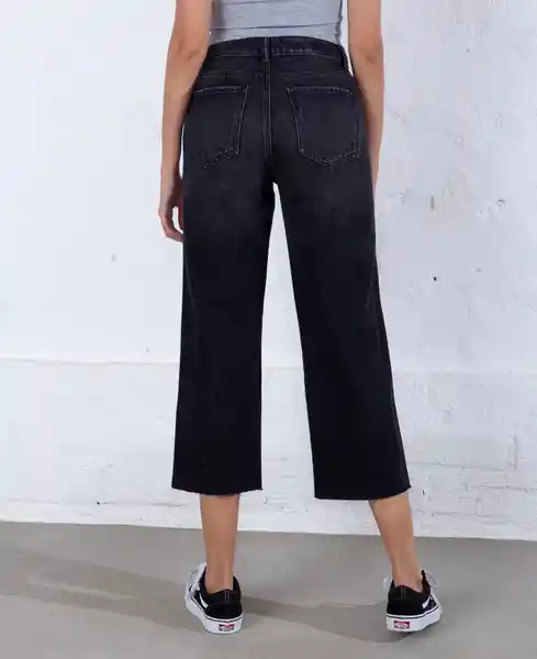 Jean Straight Pauline Negro Puro Talla 4 Mujer Naf Naf