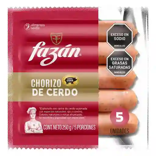 Chorizo Fazán Cerdo (250 Gr)