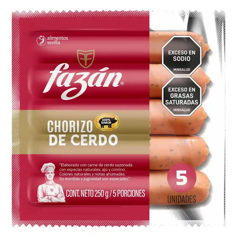 Chorizo Fazán Cerdo (250 Gr)
