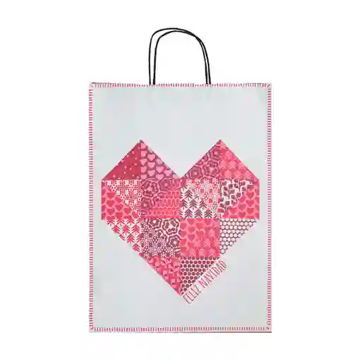 Bolsa Regalo Navidad Corazón M Casaideas