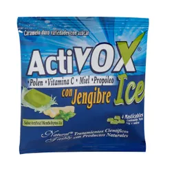 Activox Caramelo Duro Ice Vitamina C Miel Propóleo Jengibre