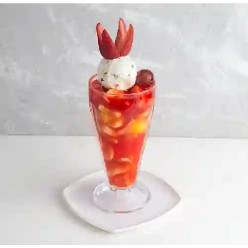 Salpicon con Helado
