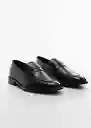 Zapatos Estoril Negro Talla 41 Hombre Mango