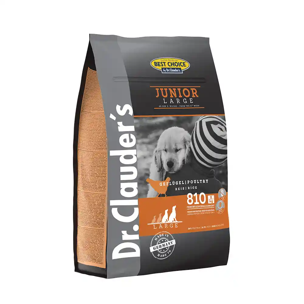 Dr. Clauder's Alimento Premium para Perro Junior Razas Grandes