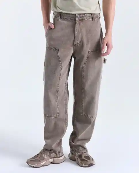 Pantalón Hombre Caqui Talla 28 839G001_CAQ150513 Americanino