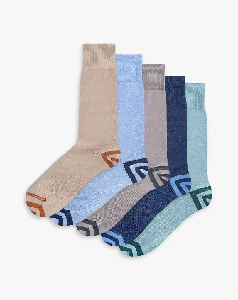 Media Casual Larga en Algodón Sostenible Masculino Mihon X5 Gef