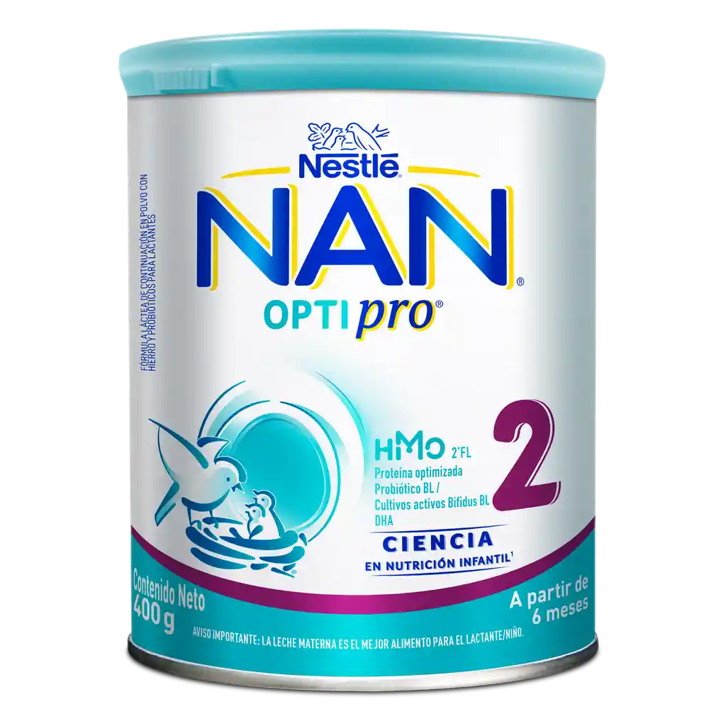 Fórmula infantil NAN OPTIPRO 2 x 400g