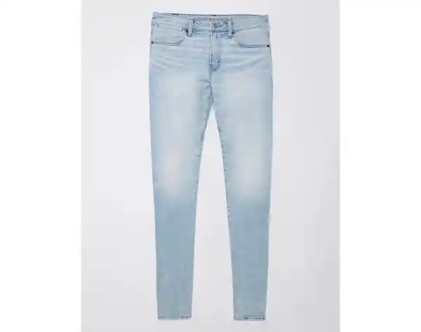 Jean Athletic Skinny Hombre Azul Talla 33 x 32 American Eagle