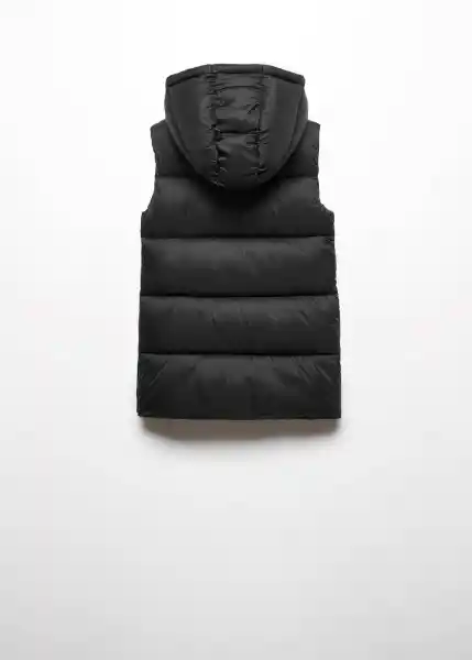 Chaleco Lola Negro Talla 08 Niñas Mango