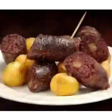 Plato con Morcilla