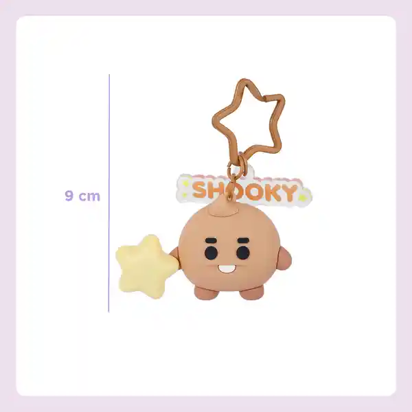 Llavero Luminoso Led  Baby Shooky Serie Bt21 Miniso