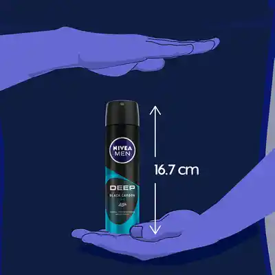 Nivea Men Desodorante Deep Beat Black en Spray