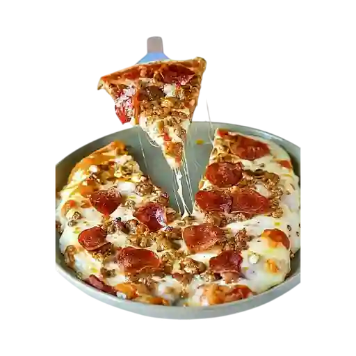 Pizza clásica carnes personal