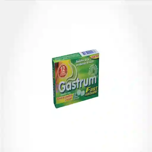 Gastrum Lafrancol Fast Masticable 12 Tabletas