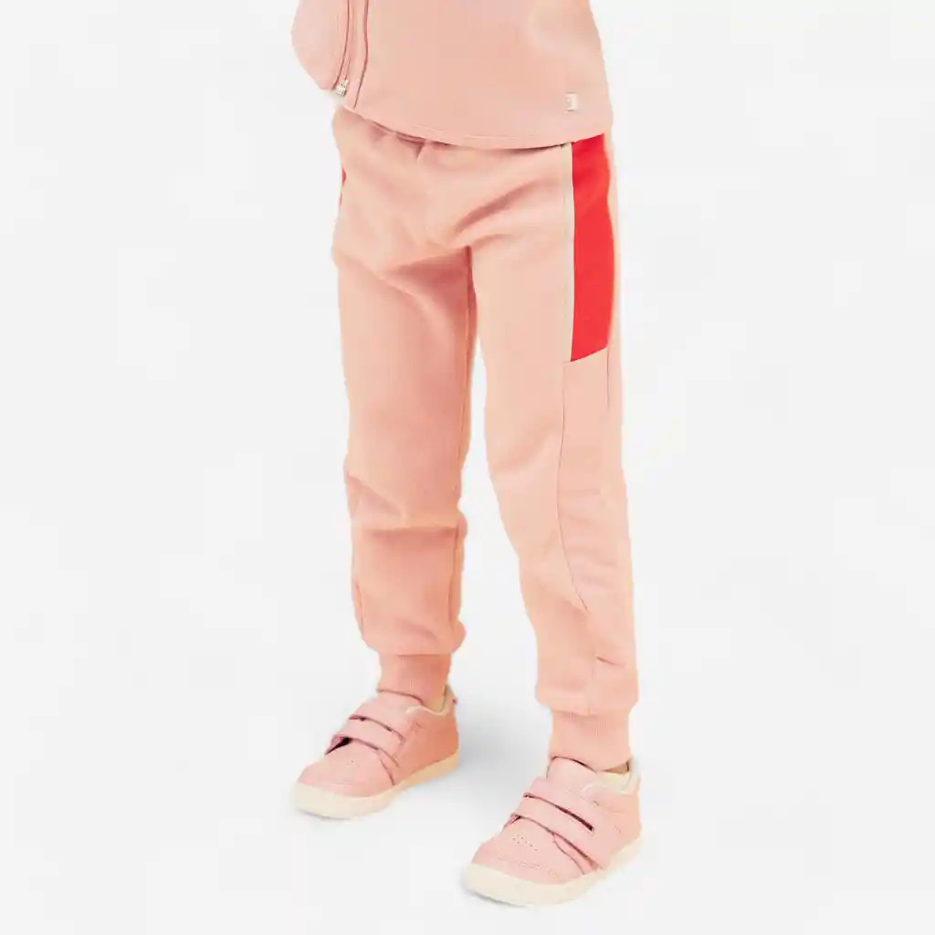 Pantalón Jogger de Fitness Para Niños y Bebés Domyos 500 Rosado