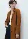 Abrigo Tommy Camel Talla M Mujer Mango