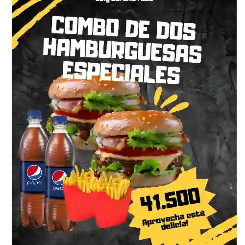 Combo de Dos Hamburguesas Especiales