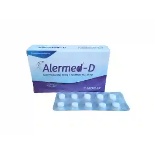 Alermed-D (60 mg/25 mg) 10 Tabletas