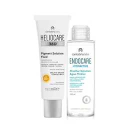 Heliocare Kit Cuidado Piel Pigment Solution + Agua Micelar