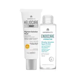 Heliocare Kit Cuidado Piel Pigment Solution + Agua Micelar