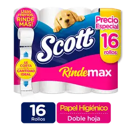 Scott Papel Higiénico Rindemax Doble Hoja