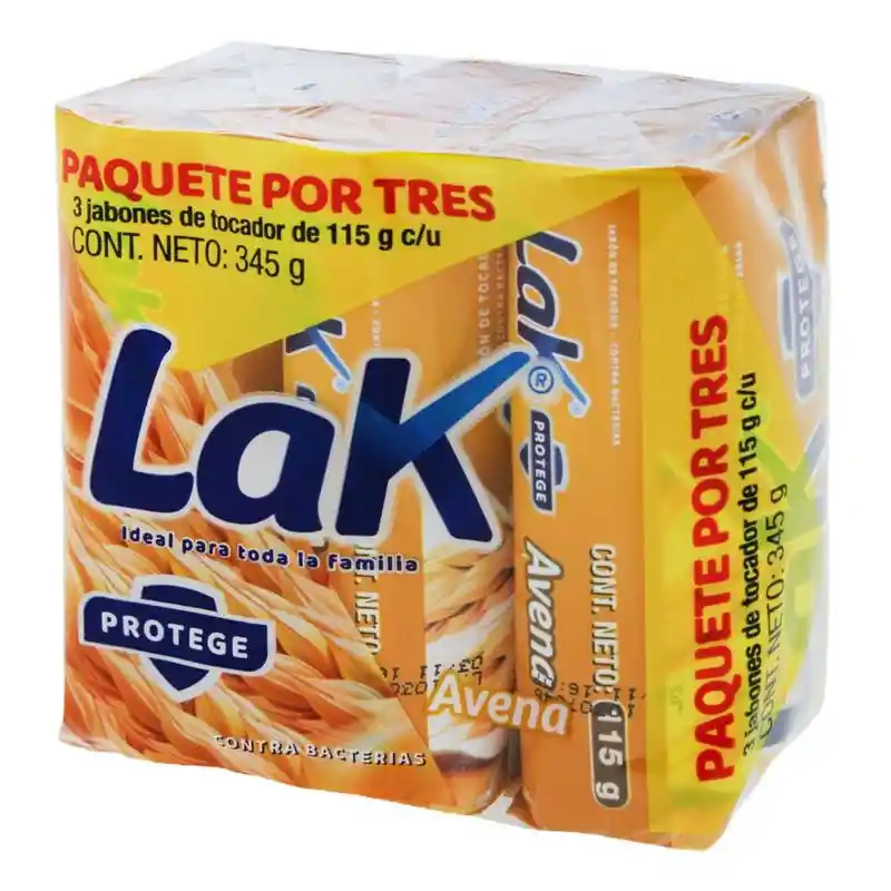 Lak Jabón de Tocador de Avena