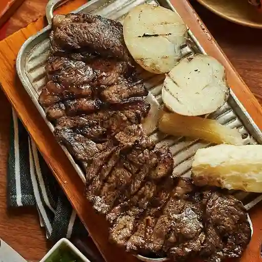 Churrasco con papa